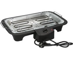 Teffo Electrische Barbecue - Grilloppervlak (LxB) 10x40 cm - 2000W - Op Tafel - Zwart
