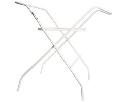 TEGA - Badkamermat - Opvouwbare badkuiphouder 102 cm wit - badstandaard - badkameraccessoire - kunststof - ruimtebesparend - draagvermogen 45 kg