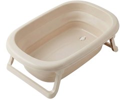 TEGA opvouwbaar babybadje 81x50x23 cm beige - Inklapbaar badje