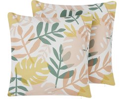 TEGEA - Tuinkussen set van 2 - Multicolor - Polyester