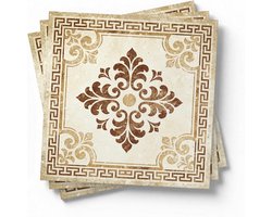Tegelstickers Keuken - Vloerstickers Badkamer - Woondecoratie - Waterdicht en Oliebestendig - 30x30 cm / 20 Stuks - Lichtgeel