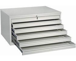 Tekeningladekast A1 64x113x83cm (hbd) Wit