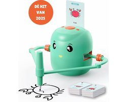 Tekenrobot - Leren Tekenen - Montessori Speelgoed - Educatief Speelgoed - Tekenen Kinderen - Robot Speelgoed - Motoriek Speelgoed - Verjaardag Cadeau
