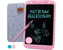 Tekentablet "Roze" 12 inch - Speelgoed Meisje - Sinterklaas Cadeau - Speelgoed 3 Jaar - Meisjes Speelgoed 3 Jaar - Kinderspeelgoed 4 Jaar - Speelgoed 5 Jaar - Speelgoed 6 Jaar - 7 Jaar - 8 Jaar - 9 Jaar - Kinderspeelgoed - Kinderen - Writing Tablet