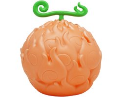 Teknofun, LED-lichtdiffuser One Piece Flame Flame 20cm met 2 verlichtingsmodi, Oranje