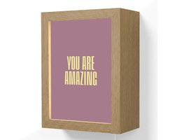 Tekst - Paars - Amazing