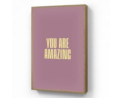 Tekst - Paars - Amazing