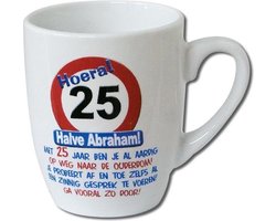 Tekstmok 25 halve Abraham