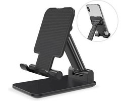 Telefoon & Tablet Houder LB-504 - Bureau | iPad / iPhone  / Samsung Tafel Standaard | Zwart | in hoogte verstelbaar