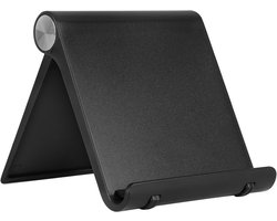 Telefoonhouder inklapbaar en verstelbaar voor tafel en bureau - Compatibel met iPhone, iPad, Samsung, Xiaomi, Huawei en meer