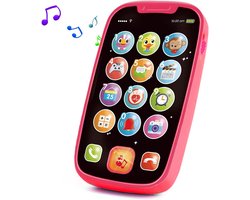 Telefoonspellen Baby 6 9 12 Maanden, Mobiele Telefoon Speelgoed voor Kinderen, Muzikaal Speelgoed voor Kinderen, Educatief Speelgoed voor Leren, Muzikaal Speelgeschenk voor Kindertijd 1-3 Jaar
