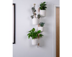 Telescopische plantenrek-plantenstandaard-Plantenhanger-inclsuief 4 potten-1m