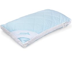 Temperatuurregulerend Hoofdkussen - Ademend Slaapkussen - Beter Slapen - Innovatief Outlast Materiaal - 40 x 80 cm - Wit