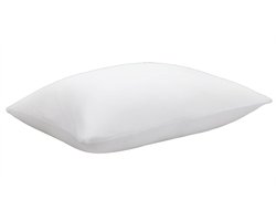TEMPUR-FIT™ Kussensloop 60 x 50 cm - Comfort hoofdkussen – Wit - Stretch Jersey 100% Katoen