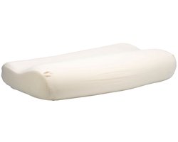 TEMPUR-FIT Kussensloop - Crème - voor Original Queen, Symphony en ErgoPlus Hooofdkussens - tot 65 cm breed - Stretch Jersey
