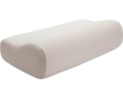 TEMPUR-FIT™ Kussensloop - Crème - voor Original Queen, Symphony en Millennium Hooofdkussens - tot 65 cm breed - Stretch Jersey