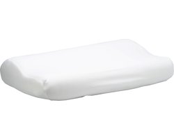 TEMPUR-FIT™ Kussensloop - Wit - voor Original Queen, Symphony en Millennium Hooofdkussens - tot 65 cm breed - Stretch Jersey