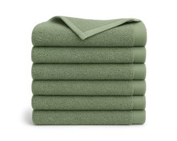Ten Cate Handdoeken set - Badhanddoeken - 60x110 cm - 6 stuks - Seagrass Groen
