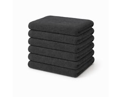 Ten Cate Handdoeken set - Badhanddoeken - 70x140 cm - 6 stuks - Antraciet