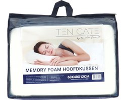 Ten Cate Hoofdkussen - Nekklachten - Zijslaper - Traagschuim - 60x40x12 cm