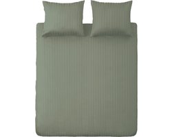 Ten Cate Hotel Dekbedovertrek - Dekbedovertrek 200 x 200 tweepersoons - Dekbedovertrekken - Dekbedovertrek 200x220 - Satijn - Groen