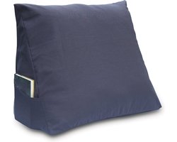 Ten Cate Leeskussen - Zitkussen - Leeskussen voor in bed - Leeskussen voor Boeken - Lekker Lui Lezen Kussen - inclusief Leeskussen Hoes - Kussensloop - Antraciet