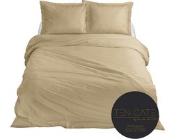 Ten Cate Premium Dekbedovertrek - Dekbedovertrek 140 x 200 - Dekbedovertrekken - Dekbedovertrek 1 persoons - Satijn - Summer Glow - Goud