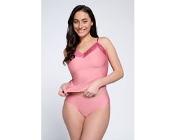Ten Cate Secrets hipster met kant rose pink voor Dames | Maat M