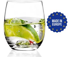 TEN® Waterglas 390ml - 12 Stuks - Hoogwaardig Kristalglas - Kleine waterglazen - Waterglazen Set - Drinkglazen