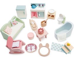 Tender Leaf Toys Poppenhuisinrichting Countryside Hout 23-delig