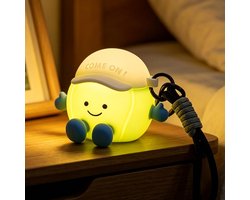 Tennis lamp voor kinderen - siliconen hanglamp - 7 kleuren en 3 helderheidsniveaus - ideaal voor kinderkamer - ShopVlot