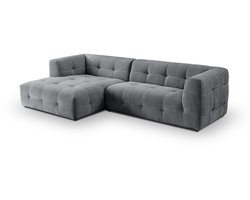Tenso L-vormige sofa links grijs - Moderne hoekbank met duurzaam design