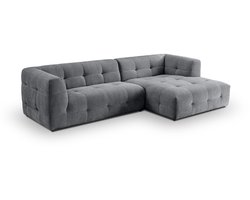 Tenso L-vormige sofa rechts grijs - Moderne hoekbank met duurzaam design