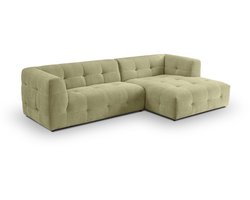 Tenso L-vormige sofa rechts groen | Moderne hoekbank met duurzaam design