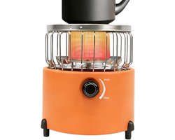 Tentkachel - Mobiele Verwarming - Kamperen Buiten - Geoptimaliseerd Verbrandingssysteem - 18.5 x 18.5 x 21 cm - Meerkleurig