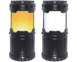Tentlamp | Campinglamp met helder wit licht en Flame effect | Vlam Fakkel effect | Benson | Voor Camping & Camper