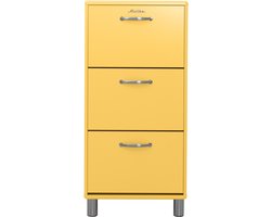 Tenzo Malibu schoenenkast metaal/hout 58x24x121 cm