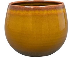 Ter Steege Bloempot Oker Geel D 19 cm H 16 cm