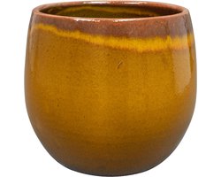 Ter Steege Bloempot Oker Geel D 23 cm H 20 cm Opening 17.5 cm