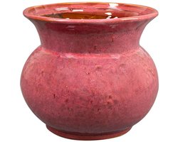 Ter Steege Bloempot Rood-Paars D 24 cm H 21 cm