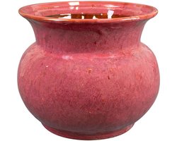 Ter Steege Bloempot Rood-Paars D 30 cm H 25 cm