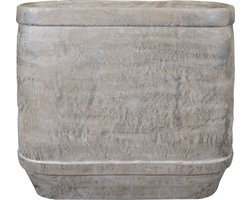 Ter Steege Bloempot-Vensterbak Bak Beige-Zilver L 42 cm B 15 cm H 35 cm