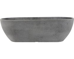 Ter Steege Plantenbak - balkon - kunststof - donkergrijs - 55 x 16 cm - Buiten gebruik
