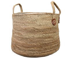 Ter Steege Plantenmand voor Binnen Zeegras Beige-Bruin D 35 cm H 27 cm