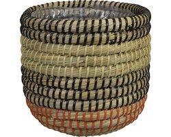 Ter Steege - Zeegras Mand - Multicolour - D17 x H17 cm - Opening 14,5 cm