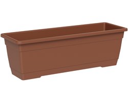 tera Plantenbak BIRKA Clay bruin rechthoekig 50 cm