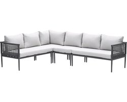 Teramon hoekset - 4-dlg. - carbon black - dark grey - valley sand