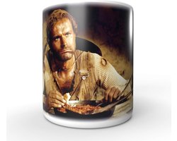 Terence Hill Mok - The müde Joe - Koffie Drinken - Officieel Gelicentieerd - 330 ml - Wit