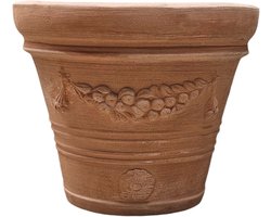 Terracotta Bloempot voor Planten - Vorstbestendig en Handgemaakt - 25-40 cm Hoogte