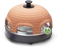 Terracotta Pizzaoven voor 6 Personen - Mini-Pizza Bakken en Gezelligheid